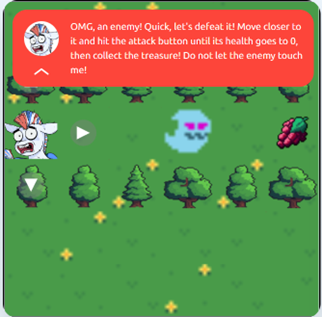 Screenshot of one level of the game